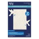 SPELLBINDERS SET STENCILS & HUMMINGBIRD GARDEN 3D EMBOSSING FOLDER by SIMON HURLEY