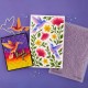SPELLBINDERS SET STENCILS & HUMMINGBIRD GARDEN 3D EMBOSSING FOLDER by SIMON HURLEY