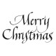 Spellbinders UPRIGHT ITALIC MERRY CHRISTMAS PRESS & FOIL PLATE