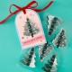 SPELLBINDERS Dear Santa CHRISTMAS TREES Dimensional Stickers