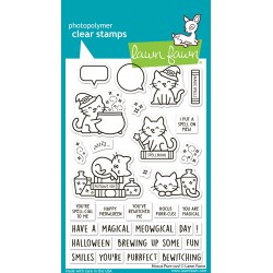 LAWN FAWN CLEAR STAMPS - HOCUS PURR-CUS!