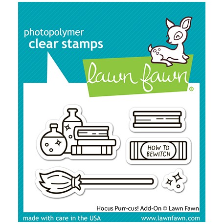 LAWN FAWN CLEAR STAMP - HOCUS PURR-CUS! ADD-ON