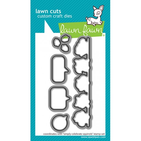 LAWN FAWN DIES - SIMPLY CELEBRATE SQUIRRELS