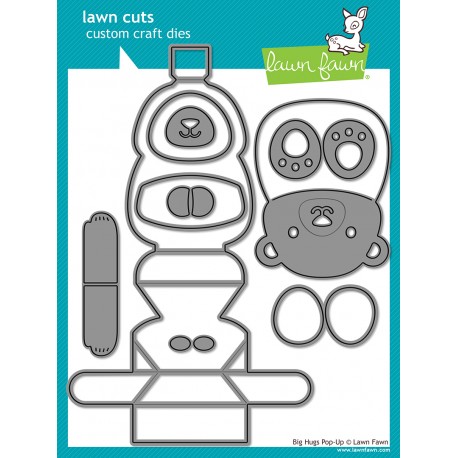 LAWN FAWN DIES - BIG HUGS POP-UP DIE