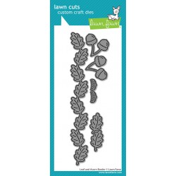 LAWN FAWN DIES - LEAF AND ACORN BORDER DIES