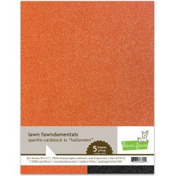 LAWN FAWN SPARKLE CARDSTOCK HALLOWEEN