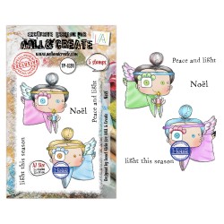 Season Of Sparkle A7 Stamp Sets Noël by Janet Klein