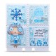 AALL & CREATE Season Of Sparkle A7 Stamp Sets North Pole Toy Company by Janet Klein