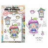 AALL & CREATE Season Of Sparkle A7 Stamp Sets Sugarplum by Janet Klein