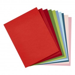 SPELLBINDERS COLORWHEEL CHRISTMAS ASSORTMENT CARDSTOCK 8,5 X 11 INCH 10 SHEETS