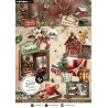 Studio Light DIE-CUT Paper pad CHRISTMAS COTTAGE A5 ELEMENTS