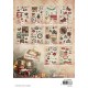 Studio Light DIE-CUT Paper pad CHRISTMAS COTTAGE A5 ELEMENTS