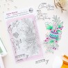 PINKFRESH STUDIO FESTIVE FLOURISH CLEAR STAMP - SEASON OF WONDER