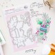 PINKFRESH STUDIO FESTIVE FLOURISH DIE- SEASON OF WONDER