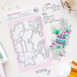 PINKFRESH STUDIO FESTIVE FLOURISH DIE- SEASON OF WONDER