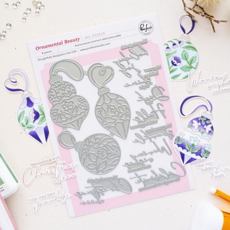 PINKFRESH STUDIO ORNAMENTAL BEAUTY PRESS PLATE - SEASON OF WONDER