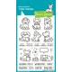 LAWN FAWN CLEAR STAMPS -COZY DOGS