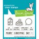 LAWN FAWN CLEAR STAMPS -COZY DOGS CHRISTMAS ADD-ON