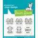 LAWN FAWN CLEAR STAMPS -GINGERBREAD HOUSE ADD-ON