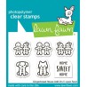 LAWN FAWN CLEAR STAMPS -GINGERBREAD HOUSE ADD-ON