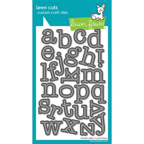 LAWN FAWN DIES - CHARLIE'S ABC DIES