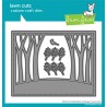 LAWN FAWN DIES - WINTER FOREST BACKDROP LANDSCAPE