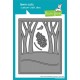 LAWN FAWN DIES - WINTER FOREST BACKDROP PORTRAIT