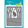 LAWN FAWN DIES - WINTER FOREST BACKDROP PORTRAIT
