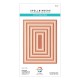 SPELLBINDERS COLOR BLOCK ACCENT RECTANGLES - 2 DIES SETS