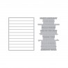 Hero Arts SENTIMENT STRIPS XL BUNDLE BETTERPRESS PLATE & DIES