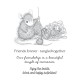 SPELLBINDERS - HOUSE MOUSE TANGLED CLING RUBBER STAMP