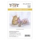 SPELLBINDERS - HOUSE MOUSE TANGLED CLING RUBBER STAMP