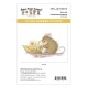 SPELLBINDERS - HOUSE MOUSE HANDMADE GREETINGS CLING RUBBER STAMP