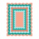 SPELLBINDERS RIPPLE RECTANGLE FRAMES ETCHED DIES