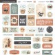 FLORILEGES DESIGN KIT IMPRIMES, 30,5 x 30,5 cm "HORIZONS"