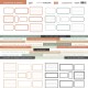 FLORILEGES DESIGN KIT IMPRIMES, 30,5 x 30,5 cm "HORIZONS"