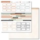 FLORILEGES DESIGN KIT IMPRIMES, 30,5 x 30,5 cm "HORIZONS"