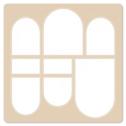 FLORILEGES DESIGN KIT POCHOIRS MY STORYBOARD 6 - HORIZONS