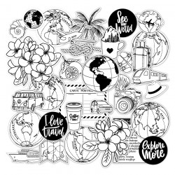 FLORILEGES DESIGN DIE CUTS CALQUES "HORIZONS"