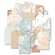 FLORILEGES DESIGN ETIQUETTES IMPRMEES CARTE DU MONDE "HORIZONS"