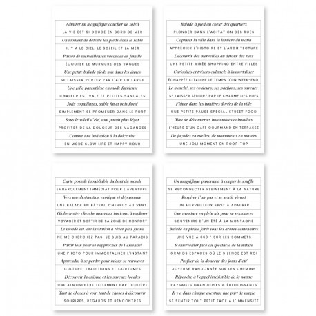 FLORILEGES DESIGN 4 PLANCHES STICKERS "HORIZONS"
