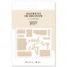 FLORILEGES DESIGN OUTIL DE DECOUPE NOTES DE VOYAGE "HORIZONS"