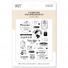 FLORILEGES DESIGN TAMPONS CLEAR LE VOYAGE COMMENCE ICI "HORIZONS"