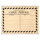 FLORILEGES DESIGN TAMPON BOIS PETITE CARTE POSTALE "HORIZONS"