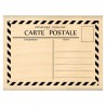 FLORILEGES DESIGN TAMPON BOIS PETITE CARTE POSTALE "HORIZONS"