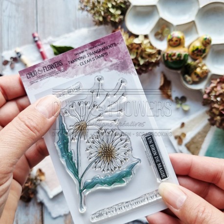 CHOU & FLOWERS TAMPONS CLEAR PISSENLIT "La clé des Souvenirs"