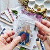 CHOU & FLOWERS TAMPONS CLEAR FILLE COEUR "La clé des Souvenirs"