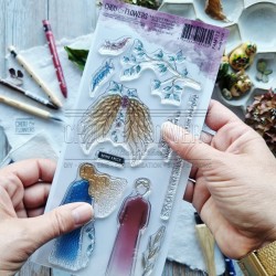 CHOU & FLOWERS TAMPONS CLEAR DL ENTRE DEUX MONDES "La clé des Souvenirs"