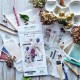 CHOU & FLOWERS TAMPONS CLEAR DL SAVE THE DATE "La clé des Souvenirs"
