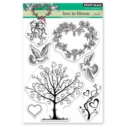 PENNY BLACK Clear Stamps - LOVE IN BLOOM